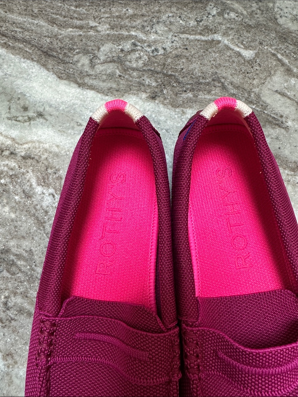 Rothy’s The Driver Loafers in Raspberry - Picture 3 of 8